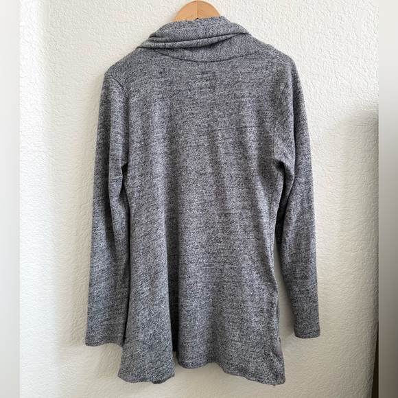 UGG Cardigan Gray Open Front Women's Sweater With Pockets M - Picture 7 of 7